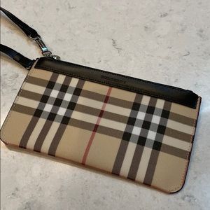 Burberry wristlet